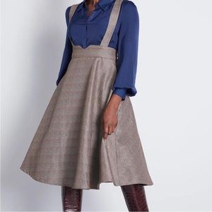 ModCloth Novel Citizen Plaid Jumper - 1X